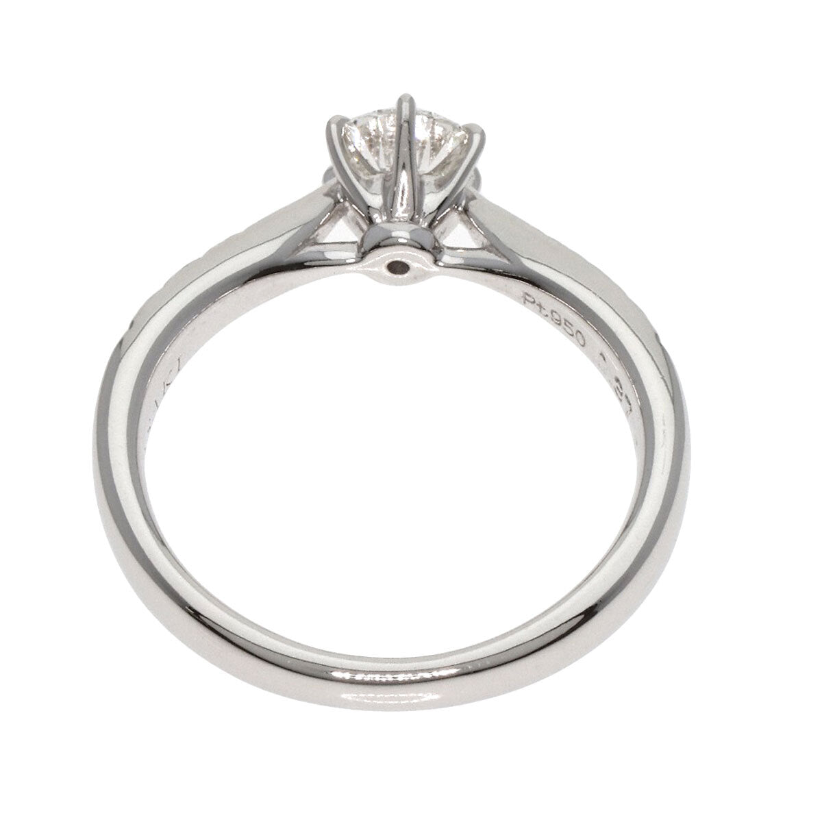 Tasaki   Ring 1P Diamond Platinum Pt950