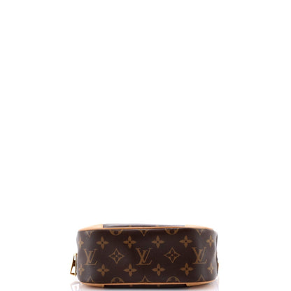 Louis Vuitton Deauville Handbag Monogram Canvas Mini
