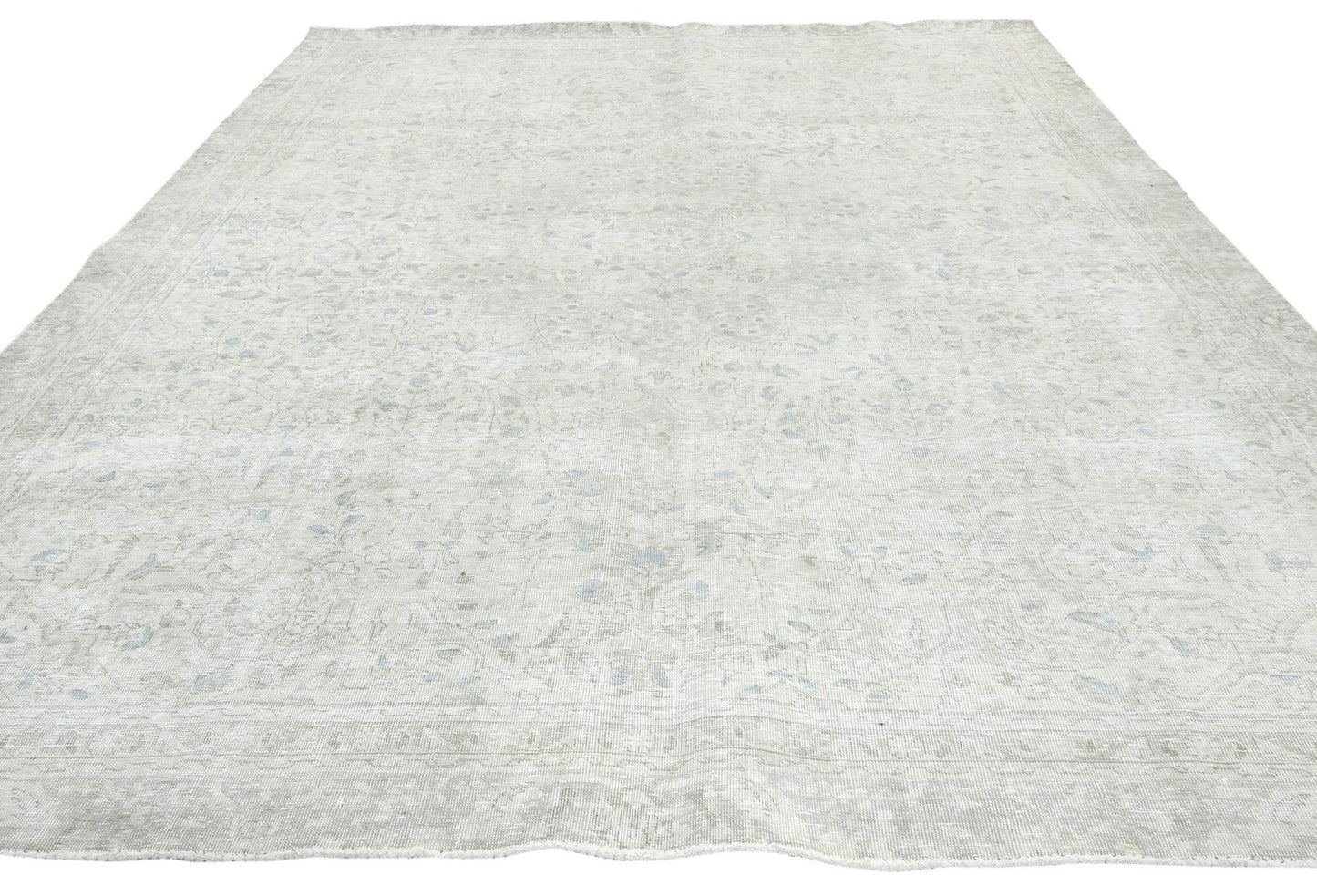 8X11 Handmade Vintage Oriental Rug Antique Distressed Floral Design Carpet