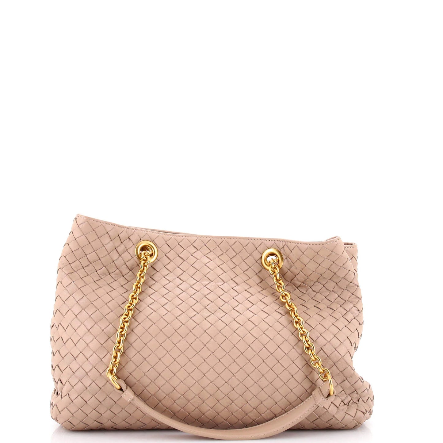 Bottega Veneta Double Chain Tote Intrecciato Nappa Medium