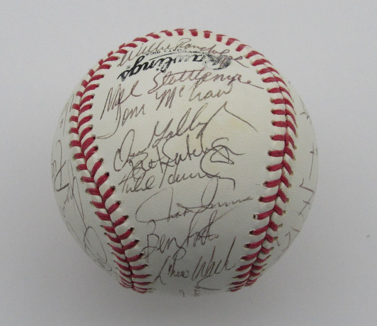 1992 Mets Team Autographed By 31 Gooden Bonilla Saberhagen Onl Baseball 185520
