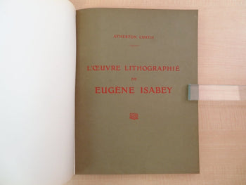 Catalogue De L'Oeuvre Lithographie De Eugene