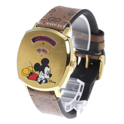 GUCCI Grip Watch Disney Collaboration Mickey Mo