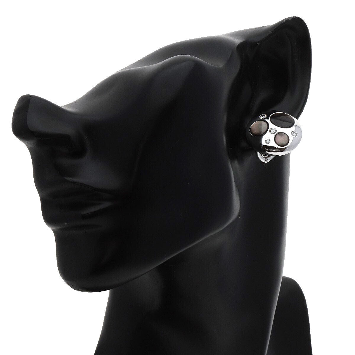 Tasaki   Earring Shell Diamond K18 White Gold
