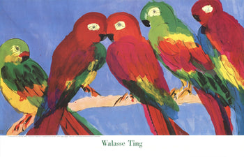Walasse Ting Parrots 