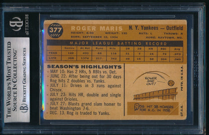 Roger Maris Signed/Autographed 1960 Topps Card