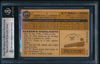 Roger Maris Signed/Autographed 1960 Topps Card