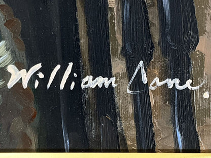 William Cane Original Oil Painting | Baroque Lady Portrait | Large Vintage Frame