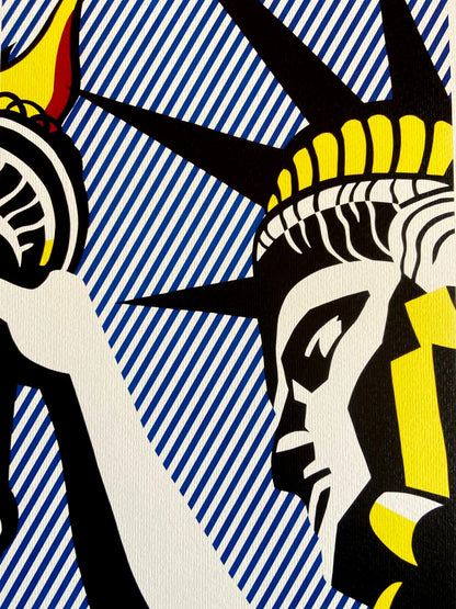 Roy Lichtenstein Lithograph Coa Signed Numbered Limited Edition (Kaws)