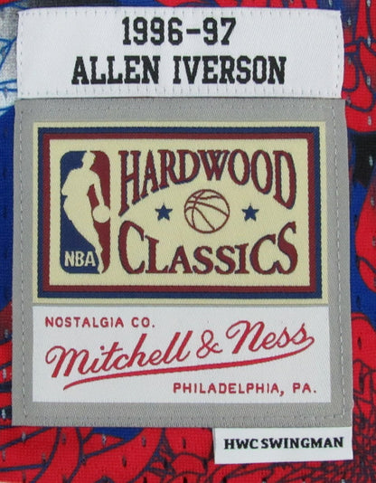 Allen Iverson Hof Autographed Lunar Mitchell &