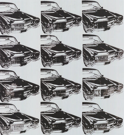 Andy Warhol Twelve Cars " Offset Lithograph Pop Art
