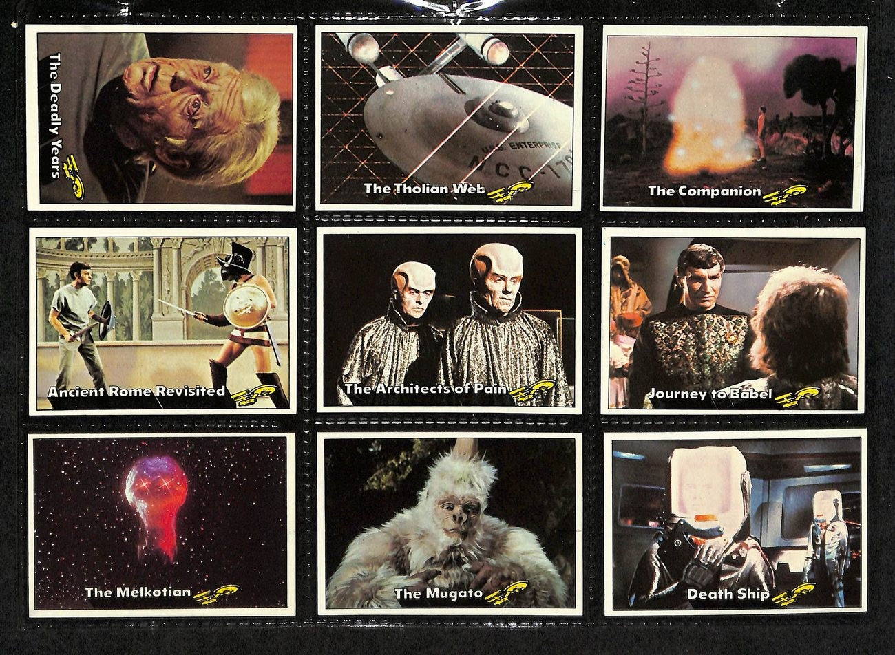 1976 Topps Star Trek Complete (88) Card Set With Stickers (22) 197416