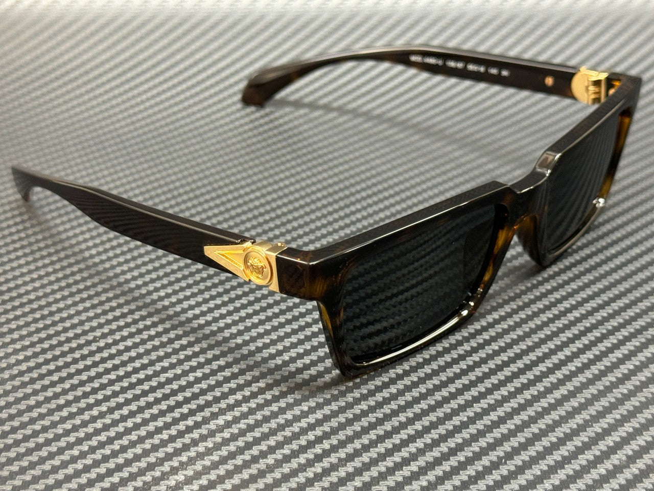 VERSACE VE4490U 108 87 Havana Grey Men's 55 mm Sunglasses