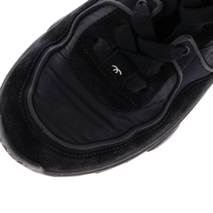Chanel Women'S Cc Low-Top Sneakers Suede With Leather And Nylon