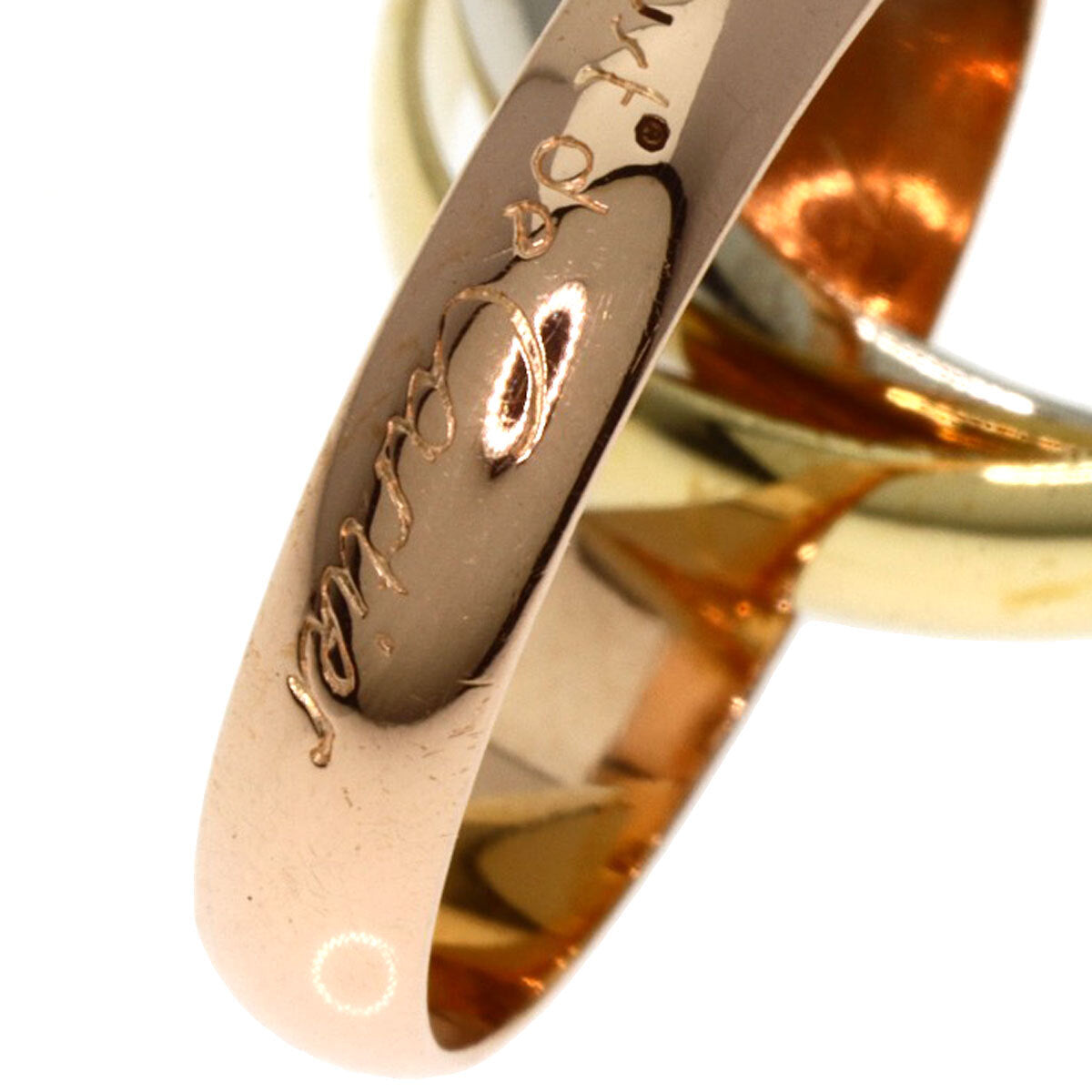Cartier Ring Trinity #49 K18 Yellow Gold K18