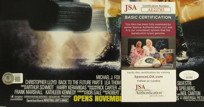 Michael J Fox/Christopher Lloyd Sign/Auto 11X17