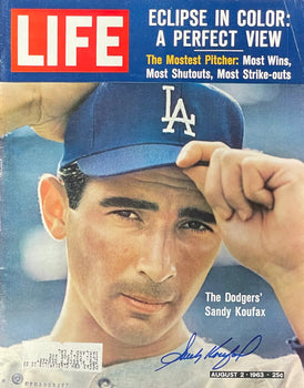Sandy Koufax Autographed Life Magazine (Jsa)