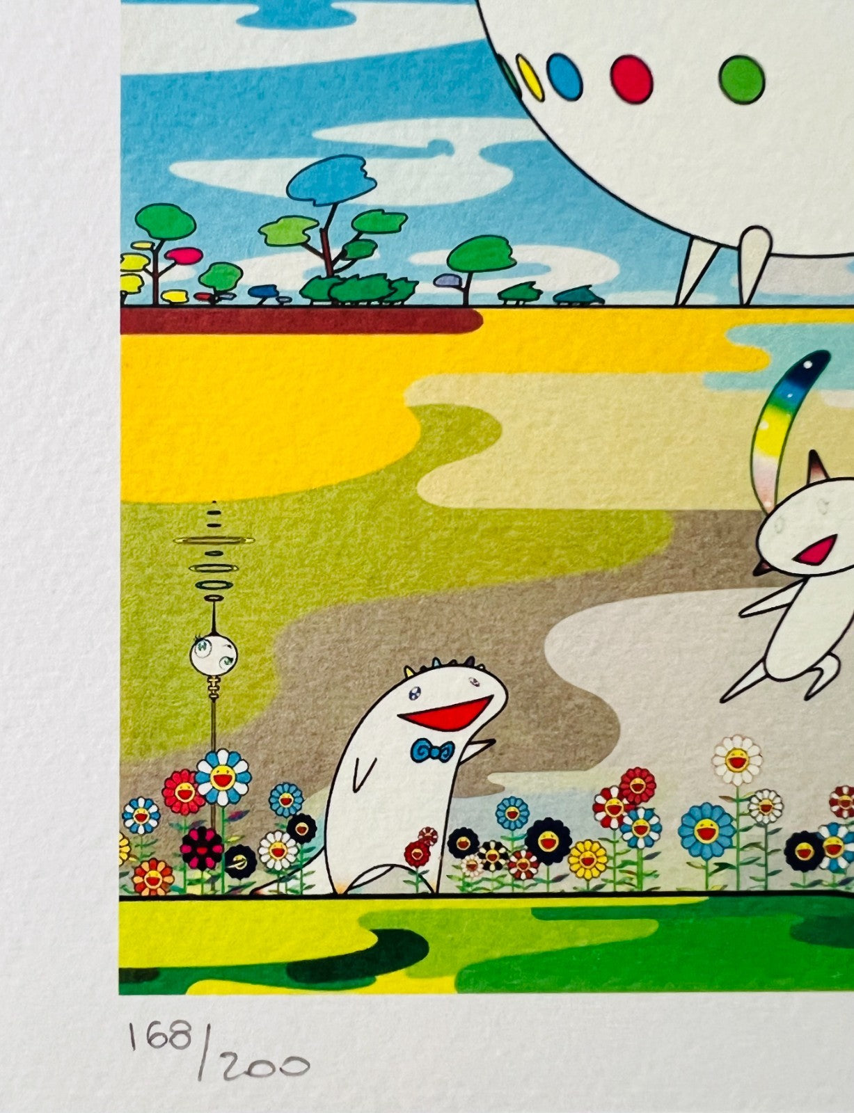 Takashi Murakami Lithograph Mori Art Museum: Coa Numbered Limited