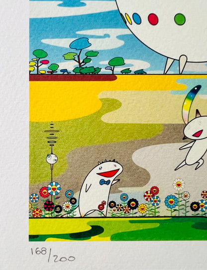 Takashi Murakami Lithograph Mori Art Museum: Coa Numbered Limited