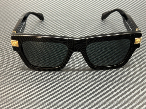 VERSACE VE4464 GB1 87 Black Grey Men's 55 mm Sunglasses