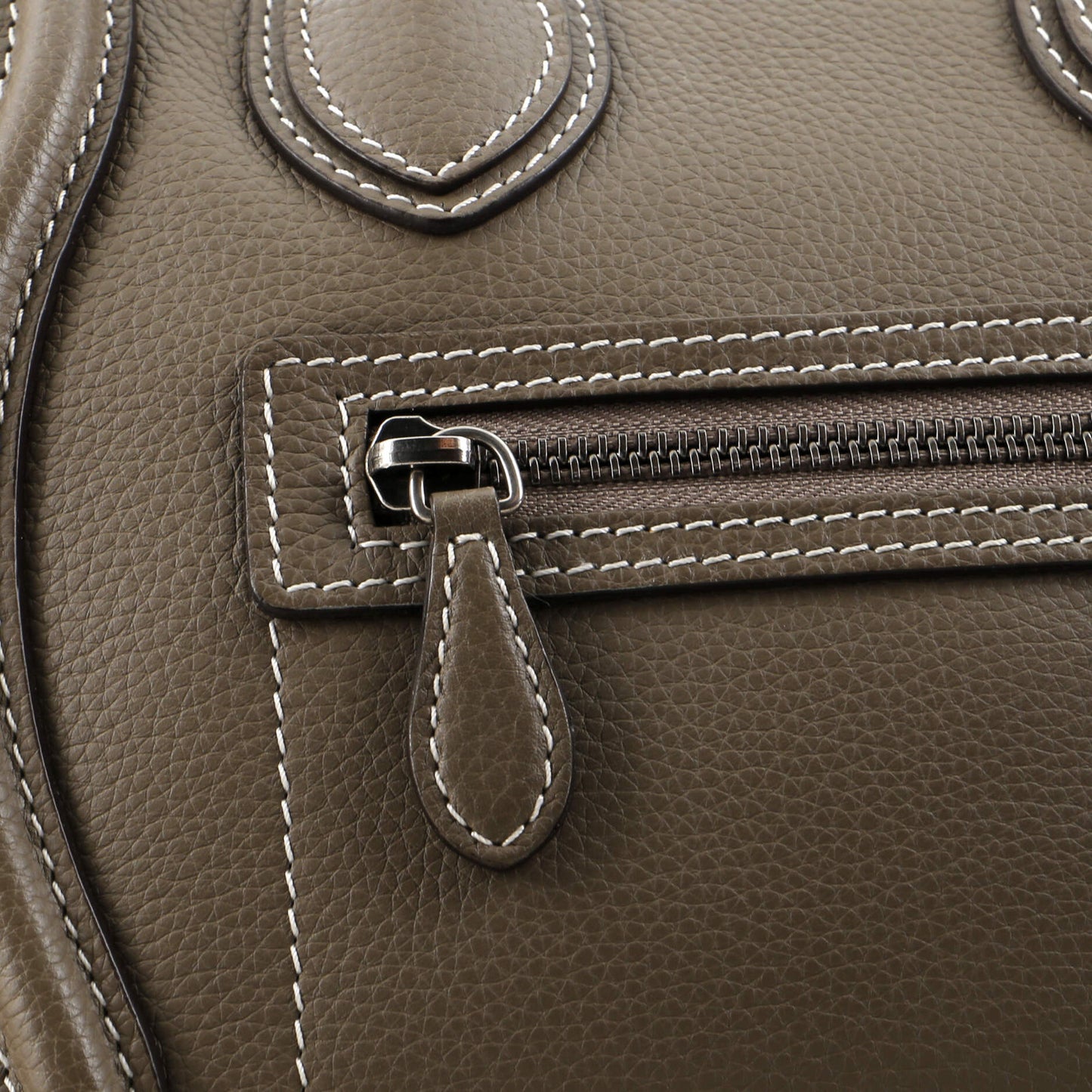 Celine Luggage Bag Grainy Leather Micro