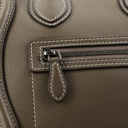 Celine Luggage Bag Grainy Leather Micro