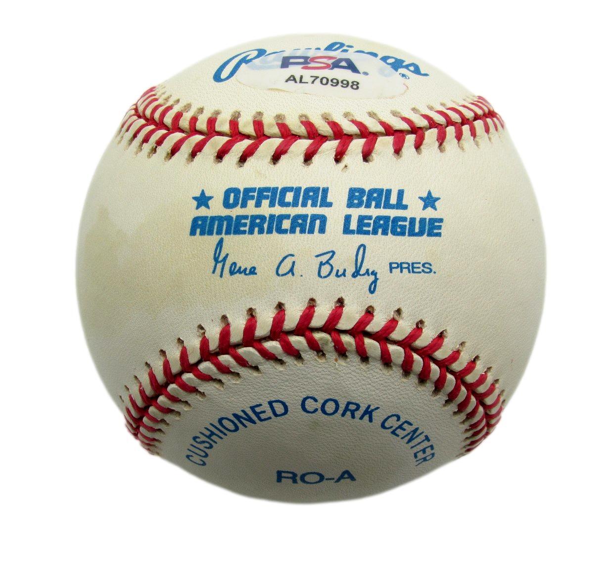 J.C. Hartman Signed Oal Baseball Negro League Kansas City Monarchs Psa/Dna