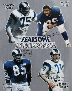 Fearsome Foursome Signed By 4 Players 16X20 Photo
