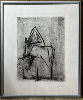 Authentic Rare Italian Master Giuseppe Santomaso Aquatint Print Signed Framed