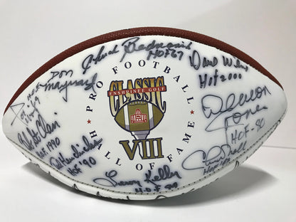 Lou Creekmur Pro Football Hof Classic Multi-Signed Football
