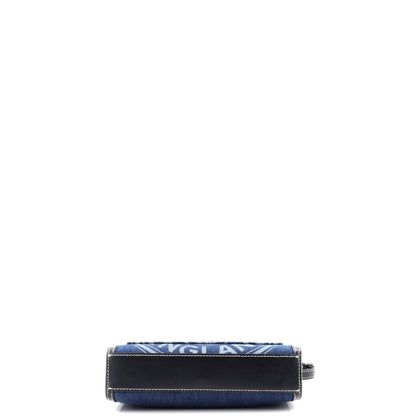 Burberry Logo Pocket Tote Denim Mini