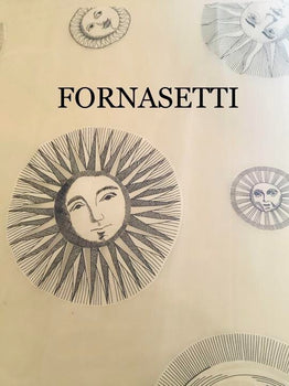 Rare Fornasetti See-Through Fabric Samples With Tag Art Swatch F1 Stampati 08004