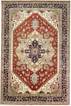 12X18 Ft Oversized Handmade Heriz Serapi Rug