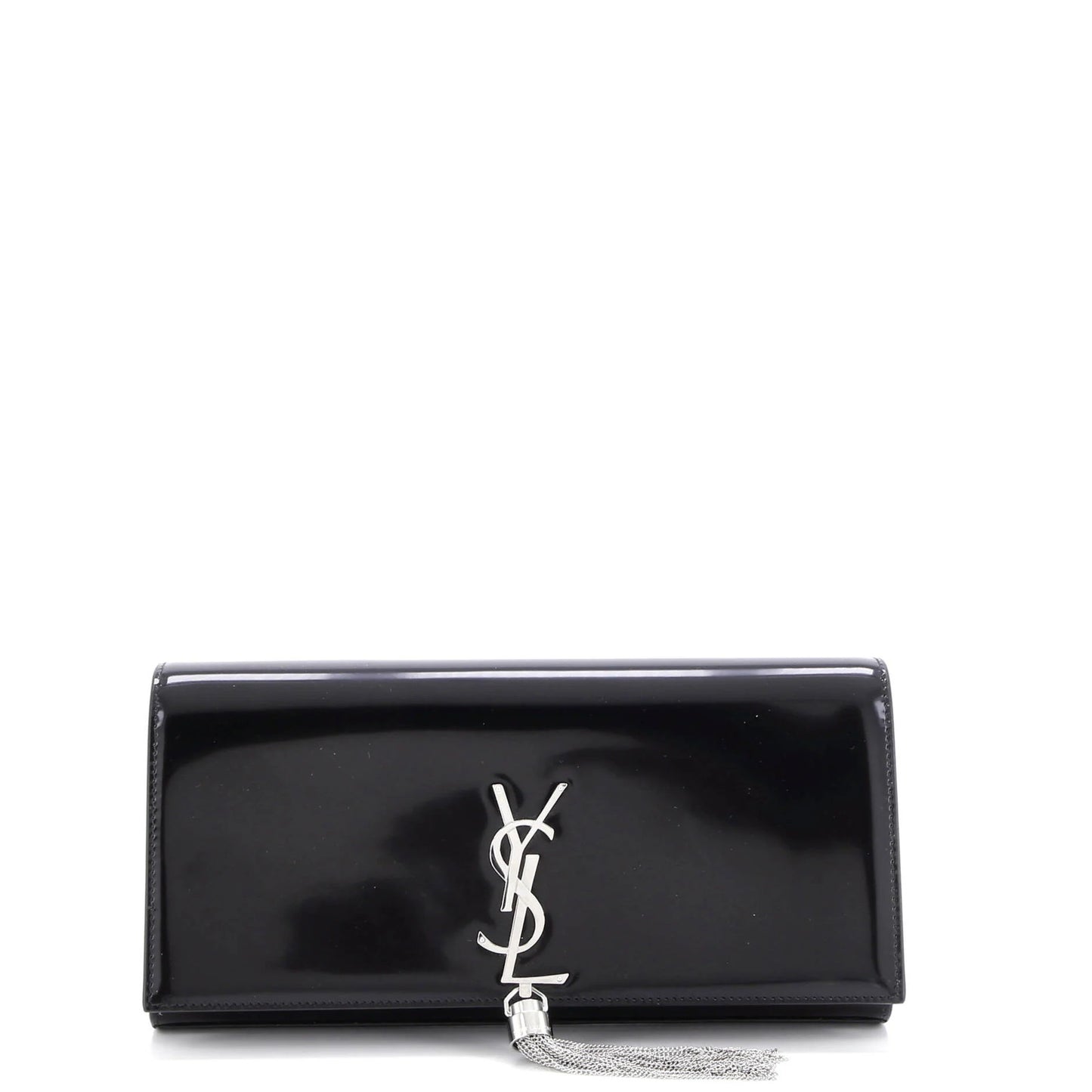 Saint Laurent Classic Monogram Tassel Clutch Patent