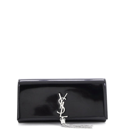 Saint Laurent Classic Monogram Tassel Clutch Patent