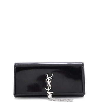 Saint Laurent Classic Monogram Tassel Clutch Patent