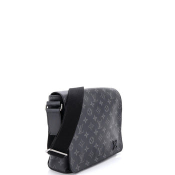 Louis Vuitton District Messenger Bag Monogram Eclipse Canvas Pm
