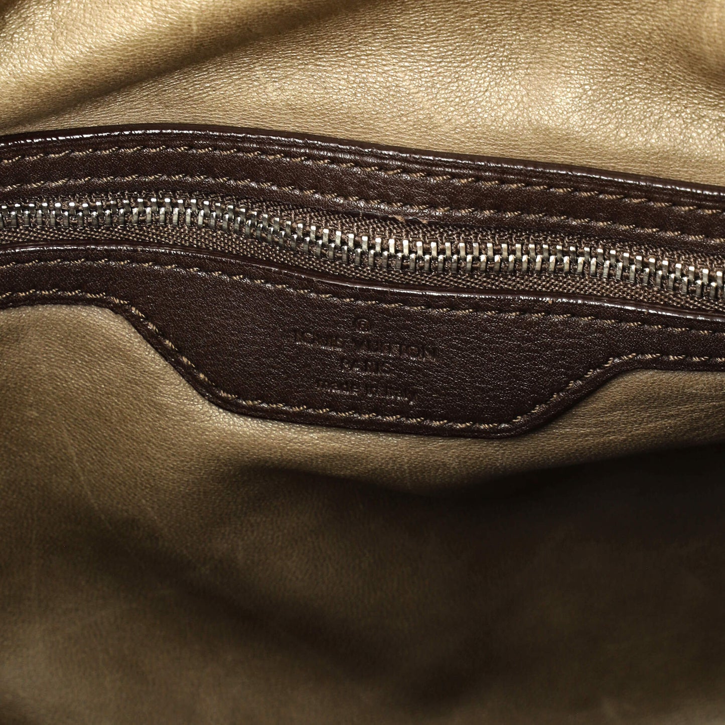 Louis Vuitton Antheia Ixia Handbag Suede Mm