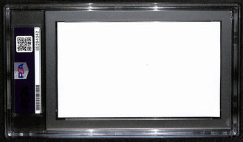 Henry Jordan Hof Signed/Auto Cut On 3X5 Card
