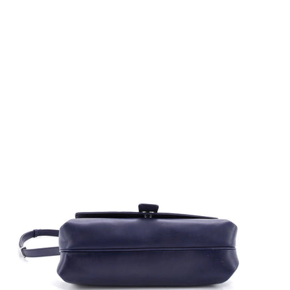 Salvatore Ferragamo Gancini Flap Crossbody Bag Leather