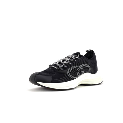 Gucci Men'S Run Sneakers Embroidered Technical Fabric