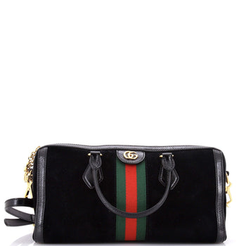 Gucci Ophidia Boston Bag Suede Medium