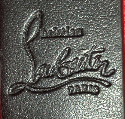 Christian Louboutin Cabata North South Zipped Tote Crocodile Embossed Leather