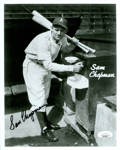 Sam Chapman Autographed 8X10 Photo (Jsa)