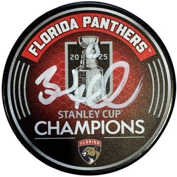 Brad Marchand Signed 2025 Stanley Cup Champions Official Puck (Jsa Witness/ Marc