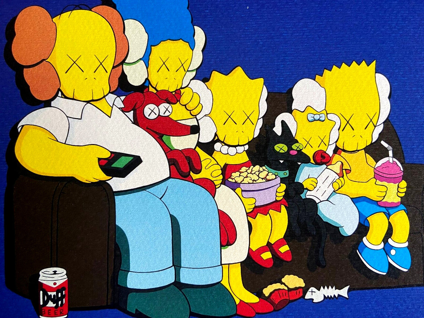 Kaws Lithograph Mori Art Museum Coa Numbered 200 Ex