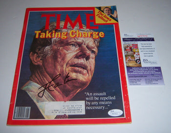 Jimmy Carter 1980 Time Magazine,President Jsa/Coa