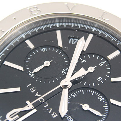 Bvlgari Bvlgari Bvlgari Chronograph El Primero Black Dial Ss Bb41Sch