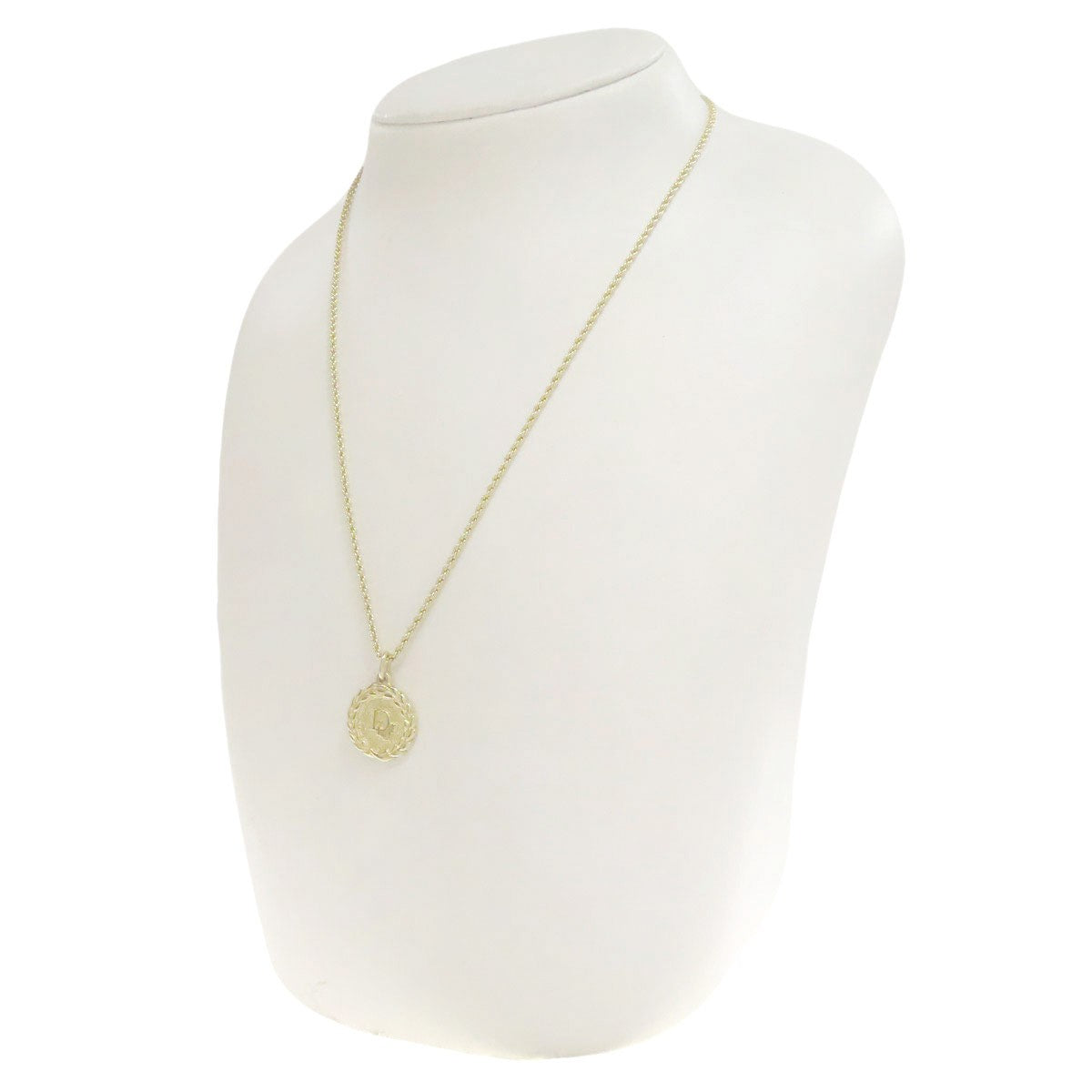 Metal CHRISTIAN DIOR logo Necklace