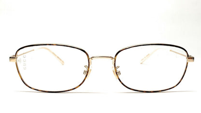 Gucci Gg0444O 006 Round Oval Havana Gold Demo